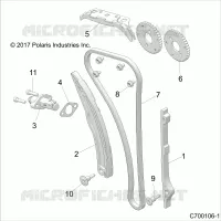 CAM CATENA AND TENSIONER