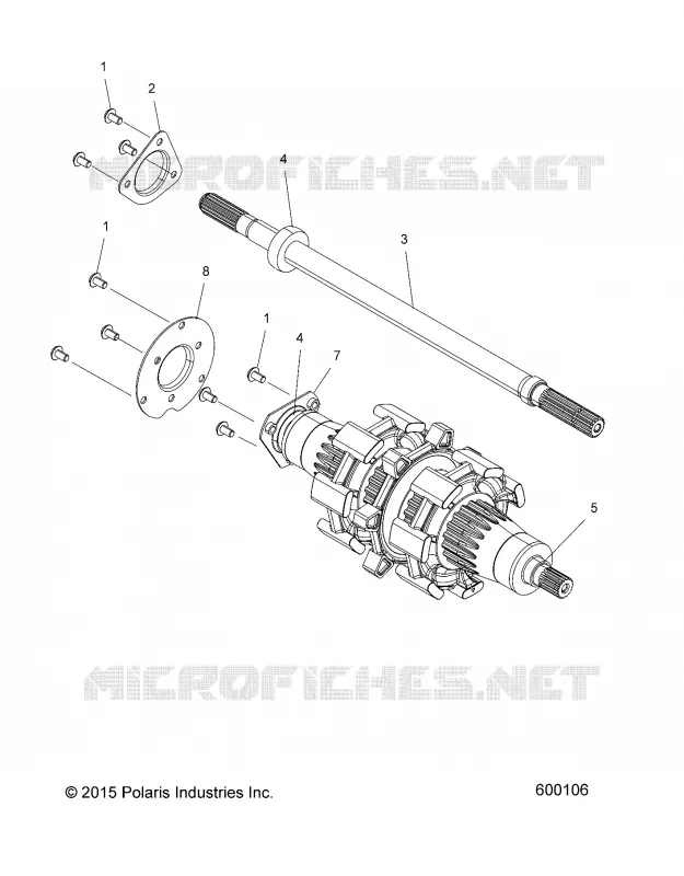 TRASMISSIONE, JACKSHAFT AND DRIVESHAFT
