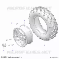 RUOTAS, FRONT TIRE