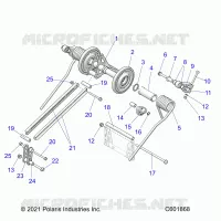 SUSPENSION, POSTERIORE COPPIA ARM