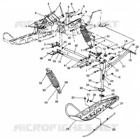 SOSPENSIONI ANTERIORI and SCIARE XLT SKS 0960556 and EUROPEAN XLT SKS E960556 (4931813181B003)