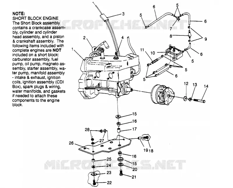 MONTAGGIO DEL MOTORE LITE 0963433, EURO LITE E963433 and LITE DELUXE 0963431 (4931663166B014)