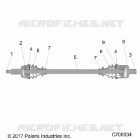 TRASMISSIONE, FRONT HALF SHAFT
