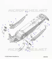 CHASSIS, PROTEZIONE FRIZIONE, FOOTRESTS, AND RUNNINGBOARDS