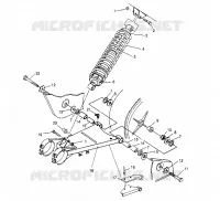 SWING ARM   SHOCK 6X6 300 W948730 (4926792679C003)