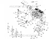 MONTAGGIO DEL MOTORE 600 XCR 0951676 (4929132913C002)