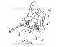 TRANSMISSIONE ANTERIORE MONTAGGIO 6X6 400L, SWEDISH S948740 AND  NORWEGIAN N948740 (4926812681013A)