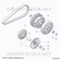 TRASMISSIONE, PRIMARY CLUTCH