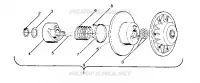 FRIZIONE DRIVEN Star, Sprint ES and StarTrak Updated 2/90 (4916811681015A)