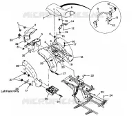 POSTERIORE CAB   SEDILE Sportsman 4x4 W968040 (4935943594A006)