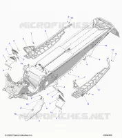 CHASSIS, PROTEZIONE FRIZIONE, FOOTRESTS, AND RUNNINGBOARDS
