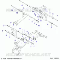 SOSPENSIONE POSTERIORE CONTROL ARM MOUNTING
