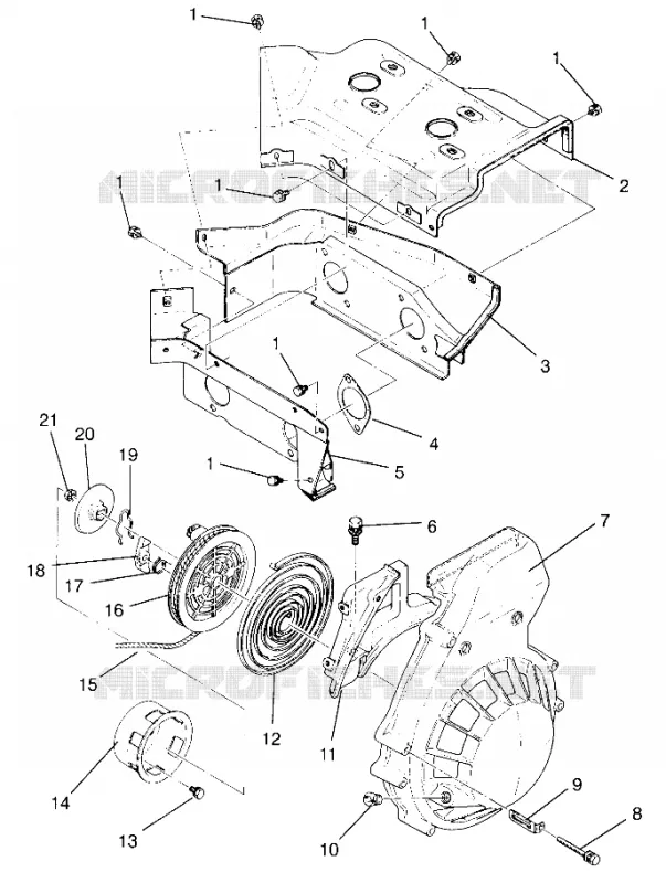VENTILATORE Housing   AUTOAVVOLGENTE TRAN SPORT 0960143 and EURO TRAN SPORT E9 (4932273227C012)
