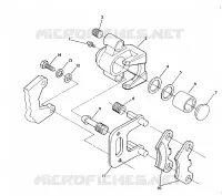 FRENO ANTERIORE MONTAGGIO 250 6x6 / W928727 (4922842284028A)