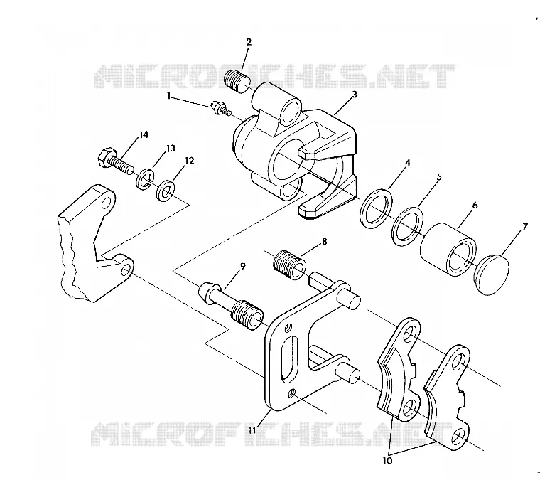 FRENO ANTERIORE MONTAGGIO 250 6x6 / W928727 (4922842284028A)