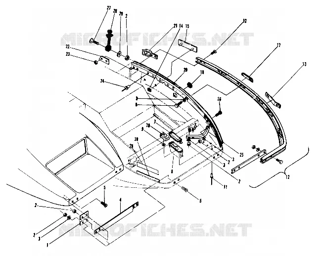 PARAURTI   CERNIERA (4909550955003A)
