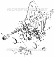 TRANSMISSIONE ANTERIORE MAGNUM 4X4 W968144 AND  SWEDISH MAGNUM 4X4 S968144 (4936053605B002)