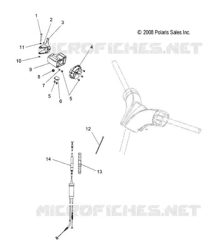 MOTORE, ACCELERATORE CONTROL ASM.
