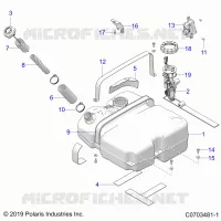 SISTEMA DI ALIMENTAZIONE CARBURANTES, FUEL TANK
