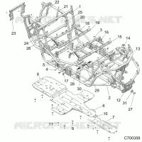 CHASSIS, TELAIO PRINCIPALE AND SKID PLATES