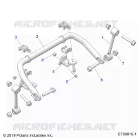SUSPENSION, FRONT BARRA DI STABILIZZAZIONE- G21GXH99AL/BL (C700815-1)