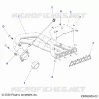 ENGINE, IMPIANTO DI SCARICO, HEADPIPE