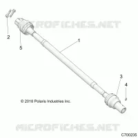 TRASMISSIONE, REAR PROP SHAFT