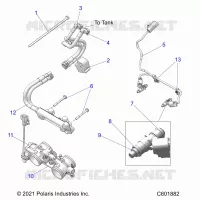 SISTEMA DI ALIMENTAZIONE CARBURANTE, RAIL, LINES AND THROTTLE BODY