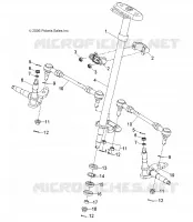 STERZO POST and TIE ROD ASM.