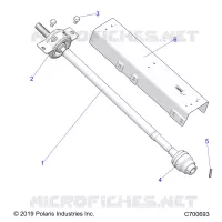 DRIVE TRAIN, FRONT PROP ALBERO