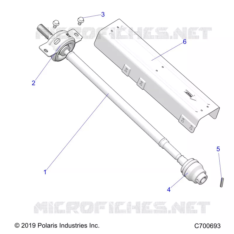 DRIVE TRAIN, FRONT PROP ALBERO
