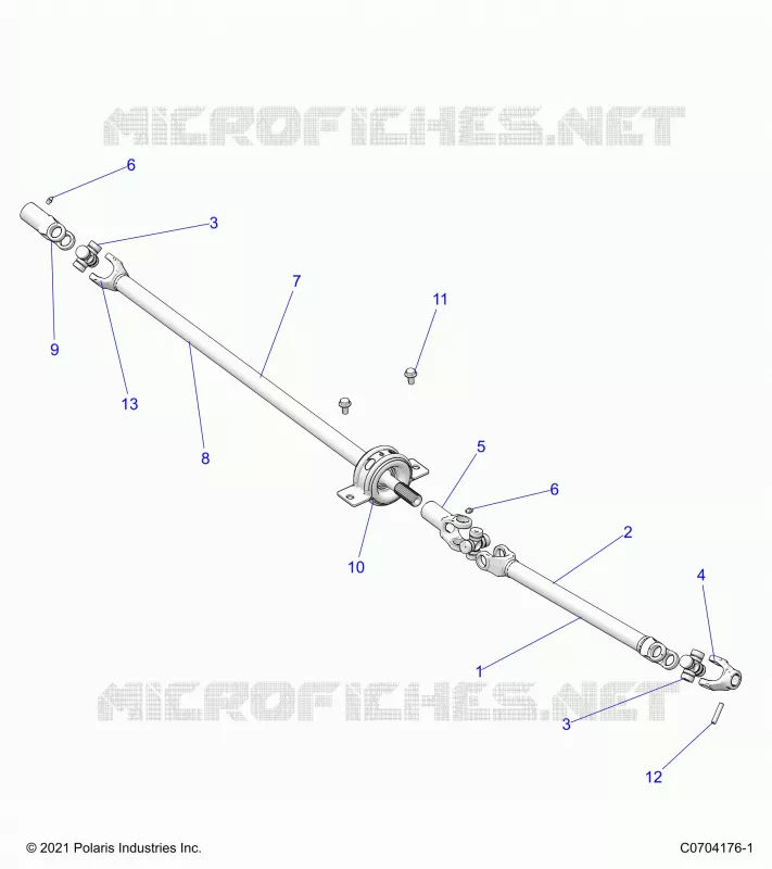 TRASMISSIONE, FRONT PROP SHAFT