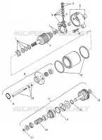 AVVIAMENTO MOTORE Magnum 4X4 W97AC42A, Swedish Magnum 4X4 S97AC42E and Norwegi (4940834083D009)
