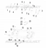 TELAIO, SWING ARM