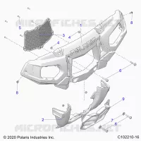 PARAURTI ANTERIORE AND MOUNTING
