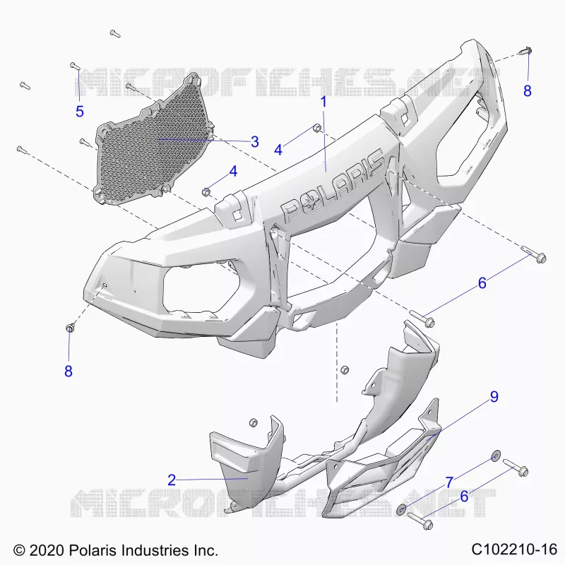 PARAURTI ANTERIORE AND MOUNTING