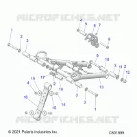 SUSPENSION, ANTERIORE COPPIA ARM