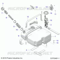 SISTEMA DI ALIMENTAZIONE CARBURANTES, FUEL TANK