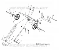 SUSPENSION, POSTERIORE COPPIA ARM (155 Inch)
