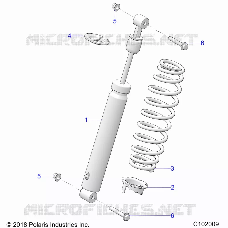 SUSPENSION, SHOCK ANTERIORE