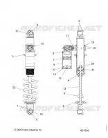 SUSPENSION, AMMORTIZZATORE POSTERIORE TRACK, VELOCITY