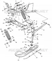 SOSPENSIONI ANTERIORI and SCIARE 440 XCR SP X951660 (4932833283B002)