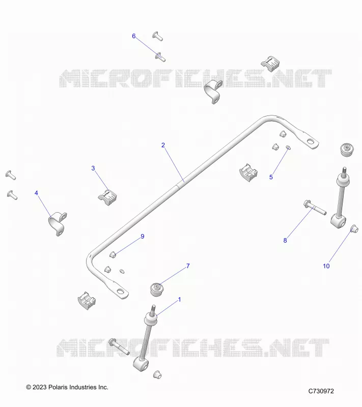 SUSPENSION, FRONT BARRA DI STABILIZZAZIONE