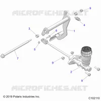 BRAKES, PEDAL AND CILINDRO PRINCIPALE MOUNTING