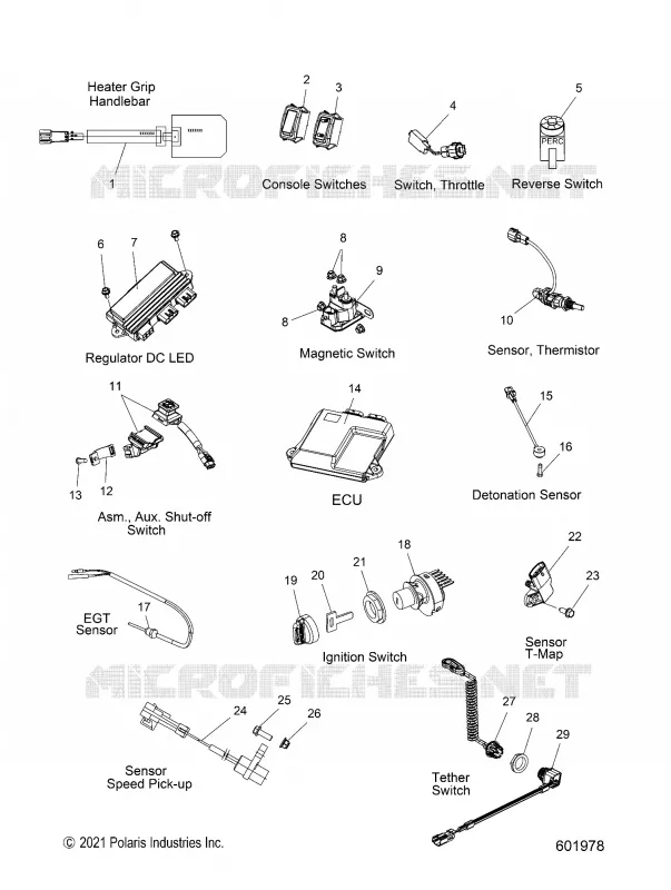 ELETTRICO, SWITCHES, SENSORS AND COMPONENTS