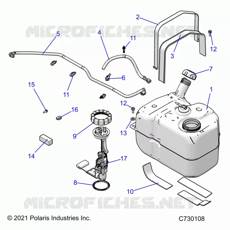 SISTEMA DI ALIMENTAZIONE CARBURANTE, FUEL TANK ASM.