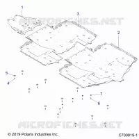 CHASSIS, SCIARED PLATES