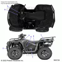 DECALSS GRAPHIC- A24SHR57AM (900728)