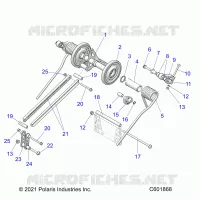 SUSPENSION, POSTERIORE COPPIA ARM