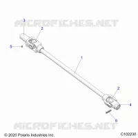 TRASMISSIONE, FRONT PROP SHAFT
